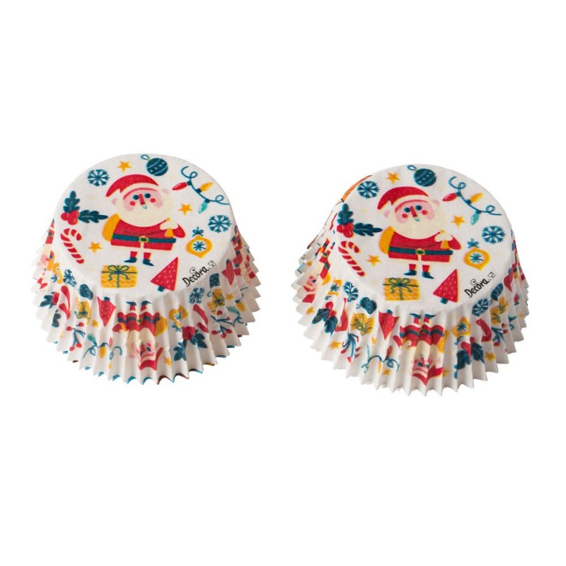 36 Caissettes à cupcakes de Noël - Decora